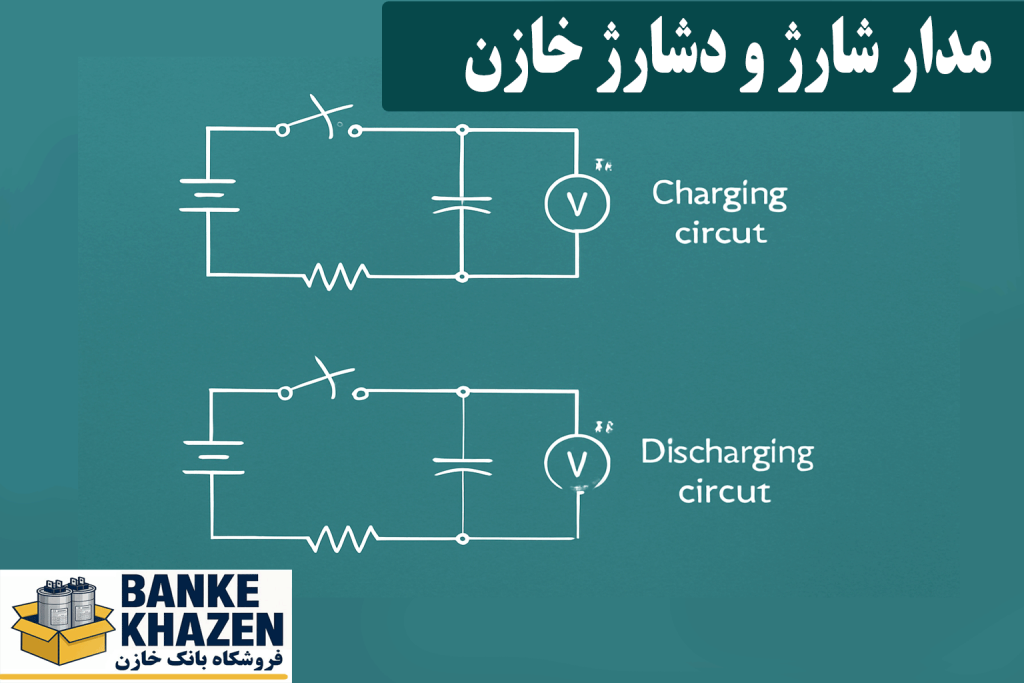 مدار شارژ و دشارژ خازن چیست
